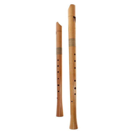 2827 - Moeck natural wood tenor recorder, 25