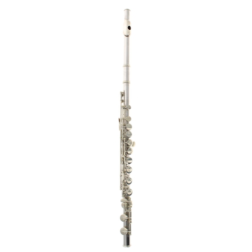 2834 - Good silver plated flute by and stamped Rudall Carte & Co. Ltd, 23, Berners Street, London W.1.,... 