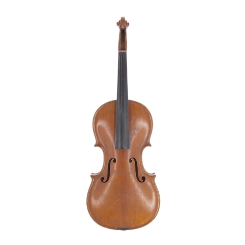 3413 - Good French violin retailed by Haynes & Co. of London labelled By Special Permission of Mr J. T.... 