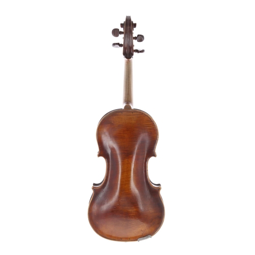 3440 - Late 19th century German viola, unlabelled, 15 3/8