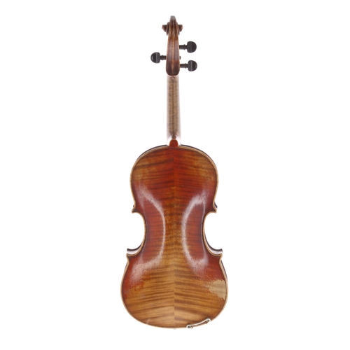 3446 - Dresden violin circa 1880, 14 1/8