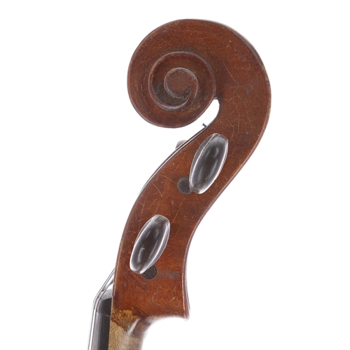 3449 - Welsh viola by and labelled R.J. Williams, Violin Maker, Llandudno, 16 3/8