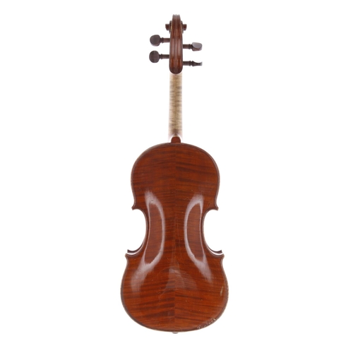 3460 - French violin by and labelled Ch.J.B. Collin-Mezin, Luthier á Paris, Rue du Faub G Poissonniere, no,... 