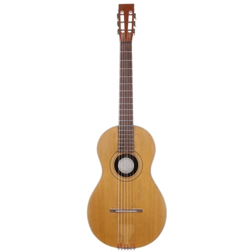 1563 - 19th century Haynes Excelsior acoustic guitar with internal William B. Tilton's Improvement Design, ... 