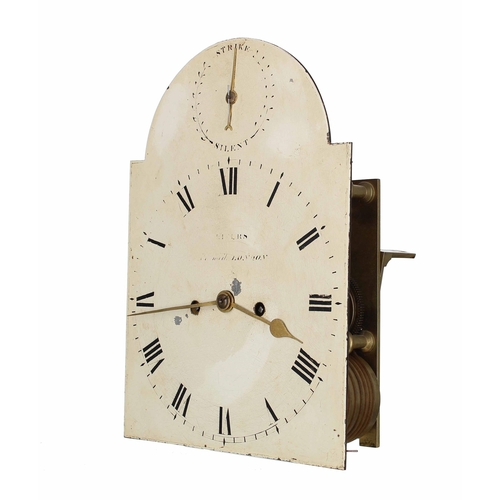 1301 - Dr John Plowman - Mahogany double fusee bracket clock, the 8