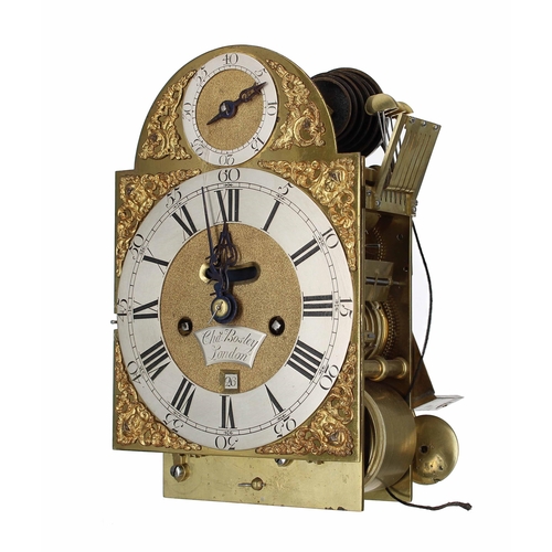 1304 - Dr John Plowman - Walnut double fusee verge bracket clock, the 6