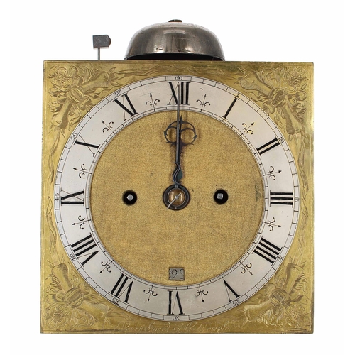 1305 - Dr John Plowman - Ebonised double fusee bracket clock, the 8