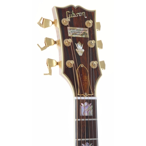 56 - Historical Gibson interest 'The Last Gibson Flat Top Guitar Made at the Kalamazoo Plant' -  1984 Gib... 