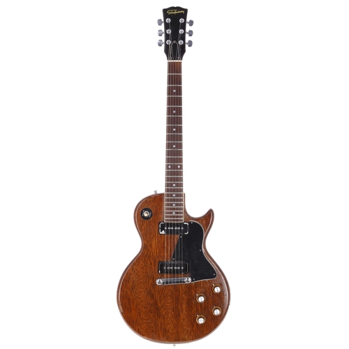 67 - 1970s Shaftesbury Les Paul Special style electric guitar, made in Japan; Body: walnut finished mahog... 