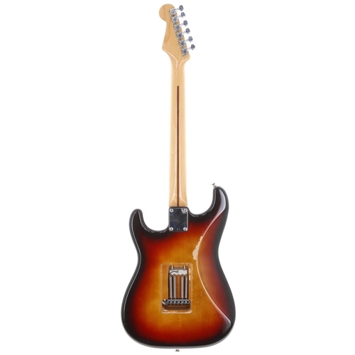 7 - 1987 Fender Contemporary Stratocaster electric guitar, made in Japan; Body: three-tone sunburst fini... 