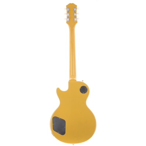 86 - 2022 Epiphone Les Paul Special electric guitar; Body: yellow finish; Neck: good; Fretboard: rosewood... 