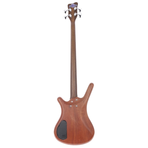 93 - 1997 Warwick Corvette Standard bass guitar, made in Germany; Body: natural finished Bubinga, buckle ... 