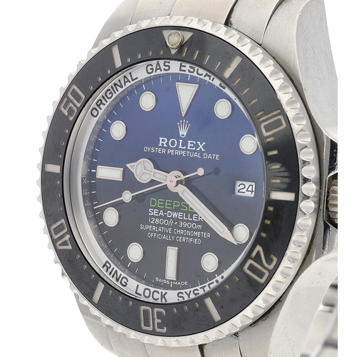 5 - Rolex Oyster Perpetual Date Deepsea Sea-Dweller Blue 'James Cameron' stainless steel gentleman's wri... 