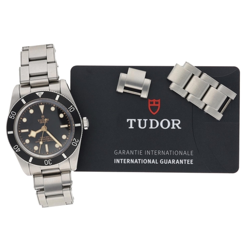 15 - Tudor Black Bay 54 stainless steel gentleman's wristwatch, ref. 79000N, serial no. 9W45xxx, circa 20... 