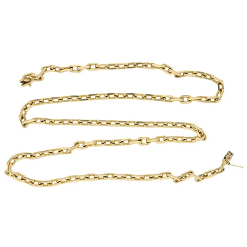 113 - Cartier 18ct yellow gold necklet, no. 283026, 82.7gm, 30