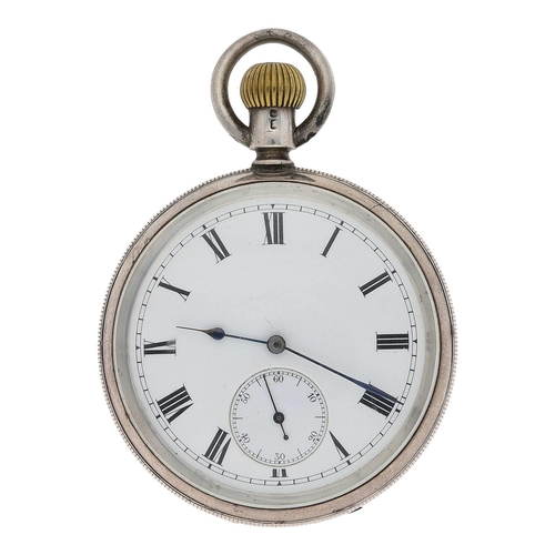 601 - American Waltham 'Bond St.' silver lever pocket watch, circa 1903, serial no. 13181314, signed movem... 