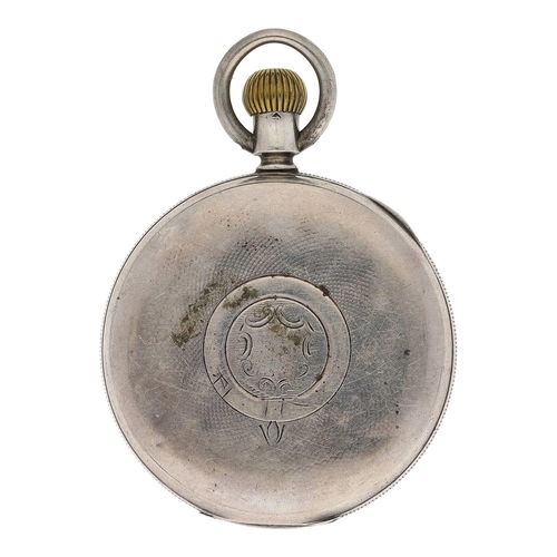 601 - American Waltham 'Bond St.' silver lever pocket watch, circa 1903, serial no. 13181314, signed movem... 