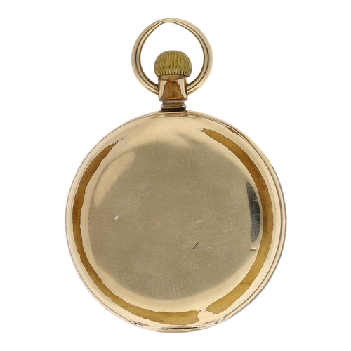 612 - Rockford Watch Co. gold plated lever pocket watch, serial no. 668562, circa 1905, signed movement wi... 