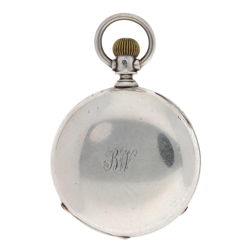 616 - Illinois Watch Co. 'Miller' lever set pocket watch, serial no. 65249, circa 1886, the adjusted movem... 