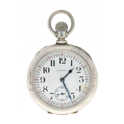 622 - American Waltham 'Crescent St.' lever set pocket watch, serial no. 16127223, circa 1907, signed 21 j... 