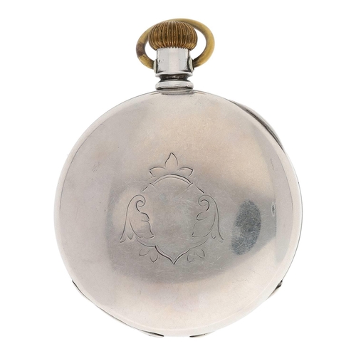 636 - American Waltham 'Crescent St. lever set pocket watch, serial no. 10525656, circa 1901, signed 21 je... 