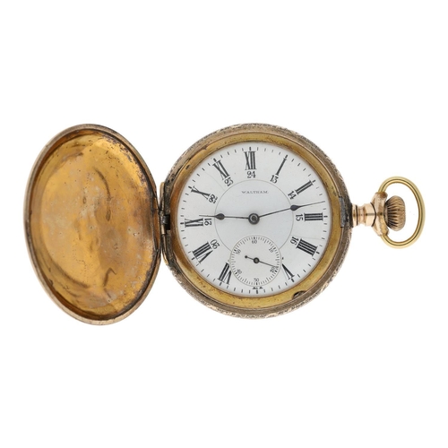 637 - American Waltham 'Appleton Tracy & Co.' gold plated lever set hunter pocket watch, circa 1901, s... 