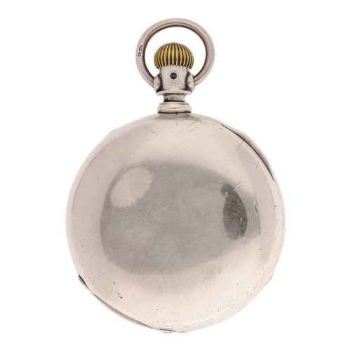 655 - Illinois Watch Co. lever set pocket watch, serial no. 455842, circa 1883, signed movement with compe... 