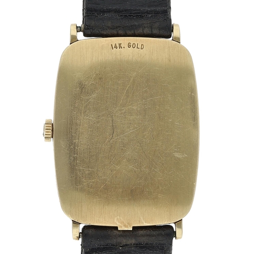 4 - Omega 14ct gentleman's wristwatch, reference no. DD6898 280332, serial no. 39700xxx, circa 1975, sig... 