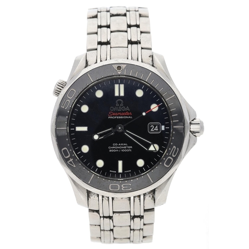 7 - Omega Seamaster Professional Co-Axial Chronometer 300m/100ft automatic stainless steel diver's wrist... 