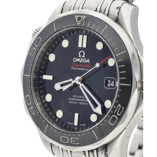 7 - Omega Seamaster Professional Co-Axial Chronometer 300m/100ft automatic stainless steel diver's wrist... 