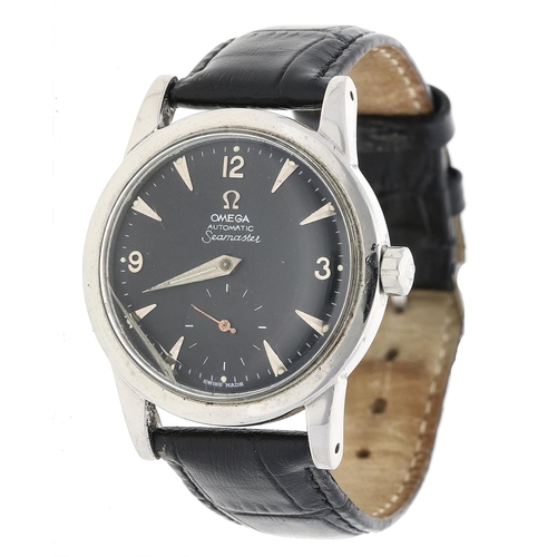 14 - Omega Seamaster 'bumper' automatic stainless steel gentleman's wristwatch, reference no. 2576-13, se... 