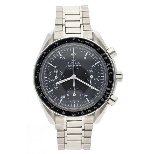 25 - Omega Speedmaster Chronograph automatic stainless steel gentleman's wristwatch, reference no. 351050... 