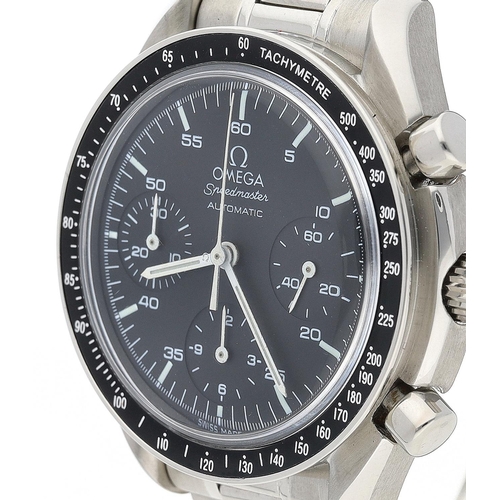 25 - Omega Speedmaster Chronograph automatic stainless steel gentleman's wristwatch, reference no. 351050... 