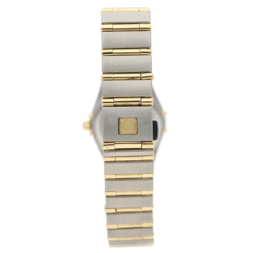 39 - Omega Constellation stainless steel and gold lady's wristwatch, reference no. 795.1203, serial no. 9... 