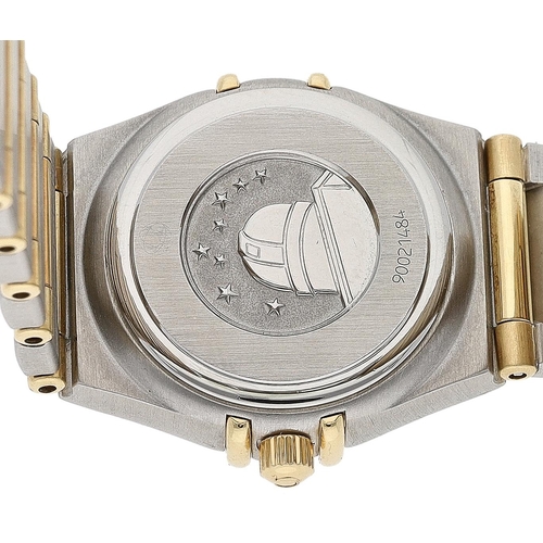 39 - Omega Constellation stainless steel and gold lady's wristwatch, reference no. 795.1203, serial no. 9... 