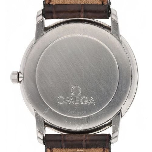 43 - Omega De Ville stainless steel gentleman's wristwatch, reference no. 48103002, serial no. 58338xxx, ... 