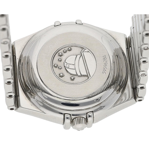 8 - Omega Constellation automatic stainless steel lady's wristwatch, reference no. 15917100, serial no. ... 