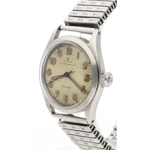 56 - Rolex Oyster Air-King Precision stainless steel gentleman's wristwatch, reference no. 4499, serial n... 