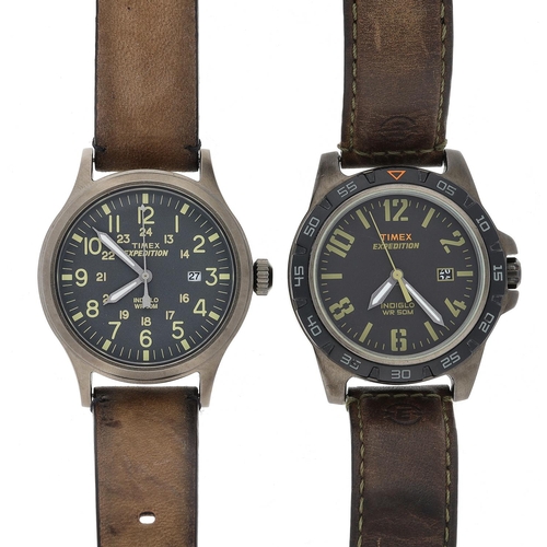 349 - Two Timex Expedition Indiglo gentleman's wristwatches, quartz