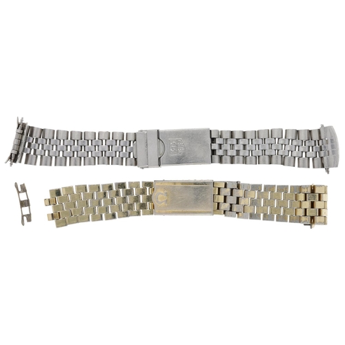 461 - Omega gold plated wristwatch bracelet, reference. LD1317/275, with 518 endlinks, 5.75'' long approx;... 