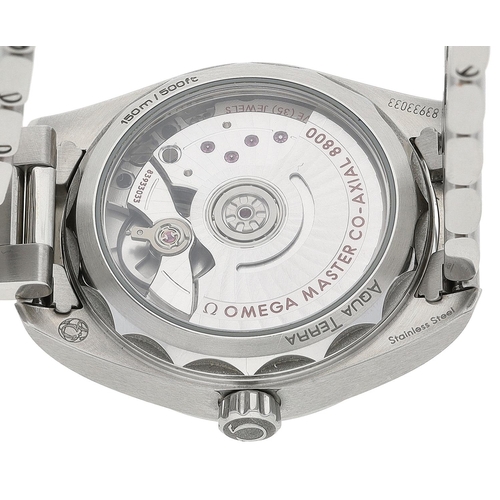 21 - Omega Seamaster Aqua Terra 150M Co-Axial Chronometer stainless steel lady's wristwatch, reference no... 