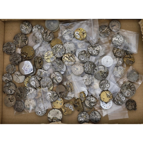 522 - Quantity of wristwatch movements (100 approx)