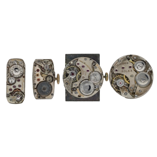 468 - Rolex - Four Rolex wristwatch movements (4)