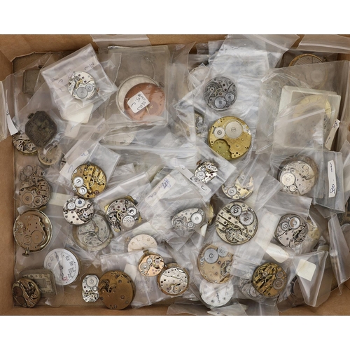 525 - Quantity of wristwatch movements (100 approx)