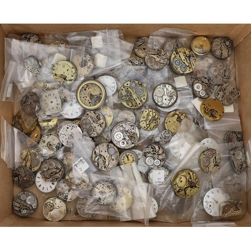 521 - Quantity of wristwatch movements (100 approx)