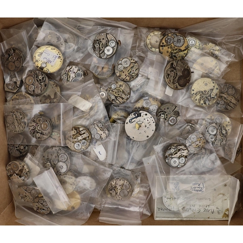 480 - Quantity of wristwatch movements (100 approx)