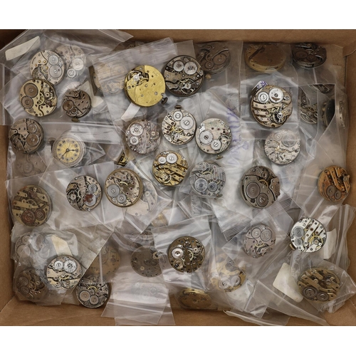 507 - Quantity of wristwatch movements (100 approx)