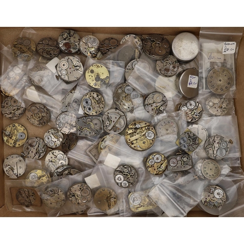 481 - Quantity of wristwatch movements (100 approx)