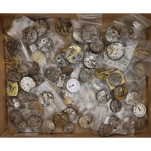 489 - Quantity of wristwatch movements (100 approx)