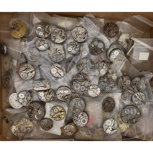 508 - Quantity of wristwatch movements (100 approx)